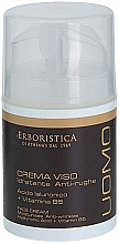 Feuchtigkeitsspendende Anti-Falten Gesichtscreme mit Hyaluronsäure und Vitamin B5 - Athena's Erboristica Uomo Face Cream — Bild N2