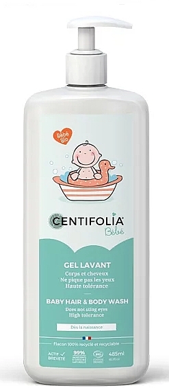 Kinder-Reinigungsgel für Körper und Haare - Centifolia Baby Hair & Body Wash — Bild N1