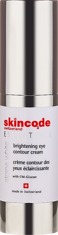 Aufhellende Augenkonturcreme - Skincode Essentials Alpine White Brightening Eye Contour Cream — Bild N2
