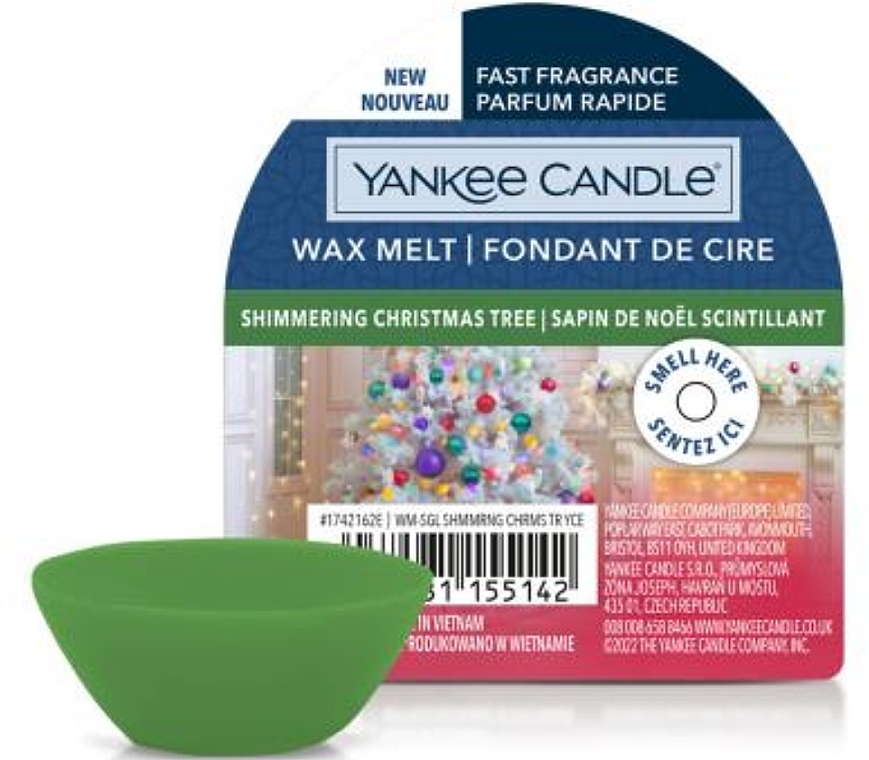 Aromatisches Wachs - Yankee Candle Shimmering Christmas Tree Wax Melts — Bild N1