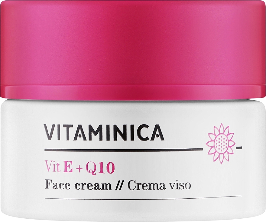 Gesichtscreme - Bioearth Vitaminica Vit E + Q10 Face Cream  — Bild N1