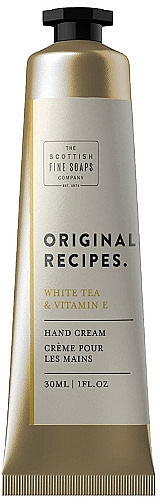 Handcreme Weißer Tee & Vitamin E - Scottish Fine Soaps Original Recipes White Tea & Vitamin E Hand Cream — Bild N1