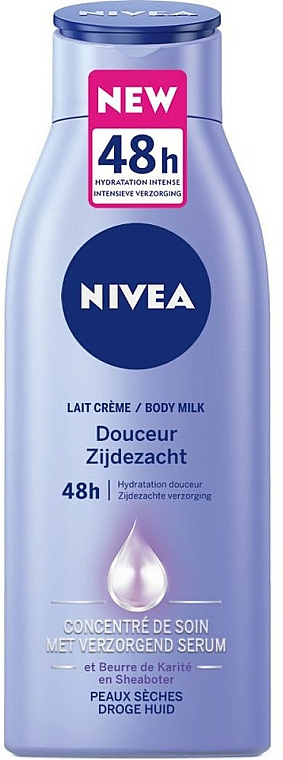 Feuchtigkeitsspendende Körpermilch mit Sheabutter - Nivea Douceur Zijdezacht Body Lotion