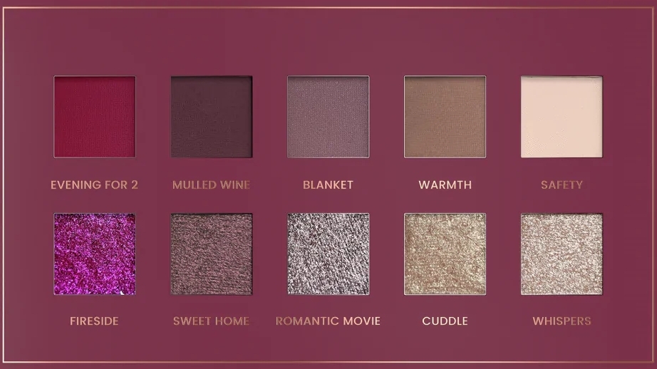 Lidschattenpalette - Stars From The Stars Blanket Eyeshadow Palette  — Bild Burgundy Bliss