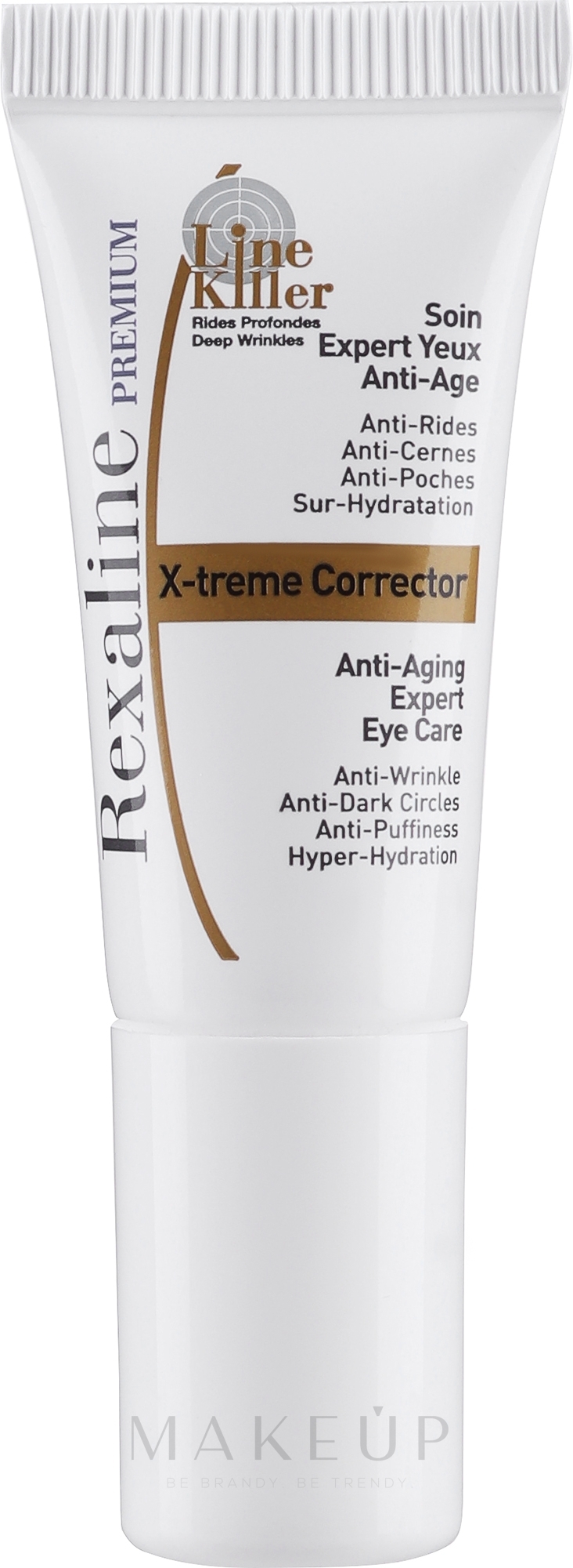 GESCHENK! Anti-Aging-Creme-Experte für die Haut um die Augen - Rexaline Line Killer X-Treme Corrector Cream (Mini)  — Bild 5 ml