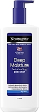 Düfte, Parfümerie und Kosmetik Tief feuchtigkeitsspendende Körperlotion für trockene Haut - Neutrogena Deep Moisture Body Lotion