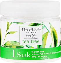 Düfte, Parfümerie und Kosmetik Fußbadesalz mit Teebaumextrakt - IBD Tea Tree Purify Pedi Spa Soak