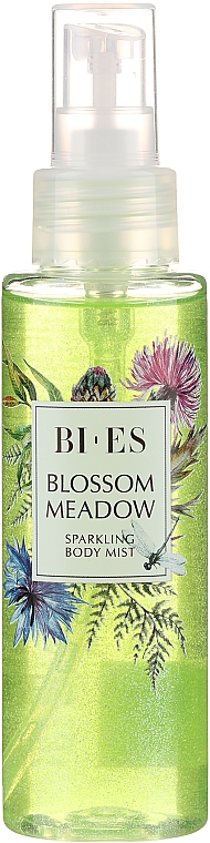Bi-Es Blossom Meadow Sparkling Body Mist - Körperspray mit lichtstreuenden Partikeln — Bild N2