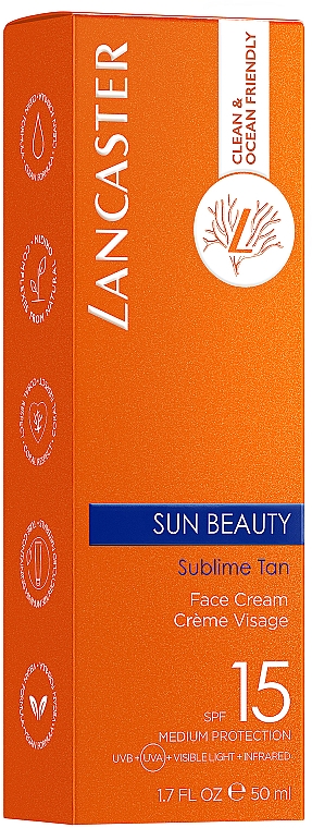 Sonnenschutz-Gesichtscreme - Lancaster Sun Beauty SPF15 — Bild N3