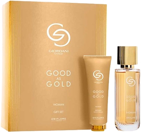 Oriflame Giordani Good As Gold - Duftset (Eau de Parfum 50ml + Handcreme 50ml) — Bild N1