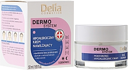Hypoallergene und feuchtigkeitsspendende Gesichtscreme - Delia Dermo System Moisturizing Hypoallergenic Cream — Bild N1