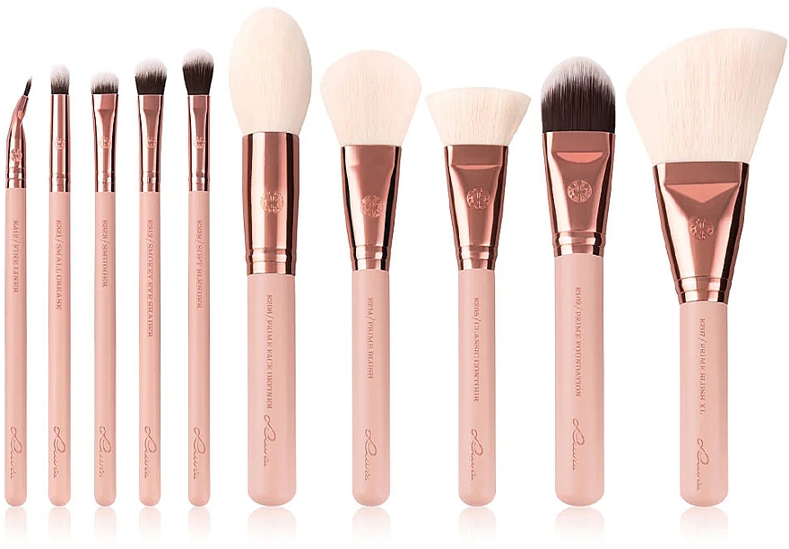 Make-up-Pinsel-Set 10-tlg. - Luvia Cosmetics Rose Golden Vintage Brush Expansion Set — Bild N1