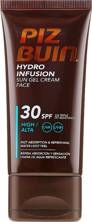 Wasserfestes Sonnenschutzcreme-Gel für das Gesicht SPF 30 - Piz Buin Hydro Infusion SPF 30 — Bild N2