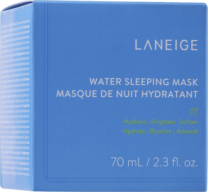 Feuchtigkeitsspendende Gesichtsmaske für die Nacht für alle Hauttypen - Laneige Sleeping Care Water Sleeping Mask — Bild N2