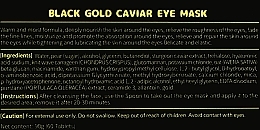 Hydrogel-Augenpatches mit Gold- und schwarzem Kaviarextrakt - Sersanlove Black Gold Caviar Eye Mask — Bild N4