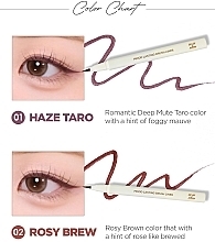 Flüssiger Eyeliner - Holika Holika Mood Lasting Brush Liner Tarose Collection — Bild N3