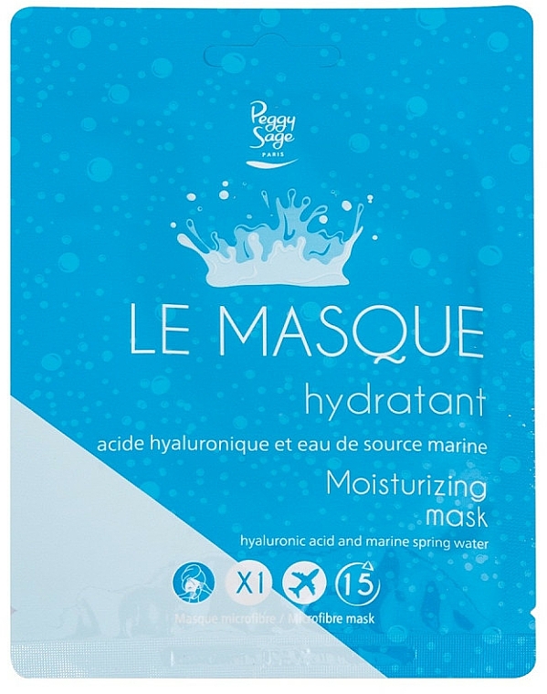Feuchtigkeitsspendende Gesichtsmaske mit Hyaluronsäure und Meeresquellwasser - Peggy Sage Moisturizing Mask — Bild N1