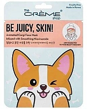 Düfte, Parfümerie und Kosmetik Gesichtsmaske - The Creme Shop Be Juicy Skin! Animated Corgi Face Mask