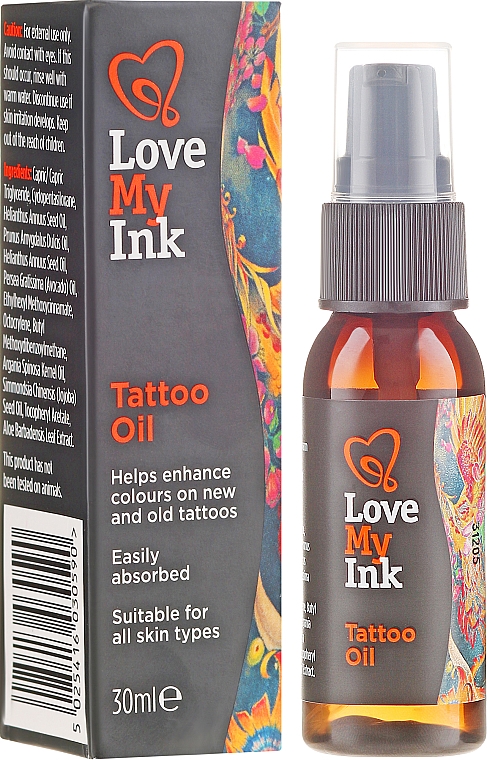Tattoopflege-Öl - Love My Ink Tattoo Oil