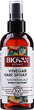 Düfte, Parfümerie und Kosmetik Glanzgebendes Haarspray mit Apfelessig, Rosmarin und Kalmus - Biovax Botanic Hair Sprey