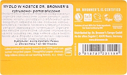 Seife Zitrus und Orange - Dr. Bronner’s Pure Castile Bar Soap Citrus & Orange — Bild N2