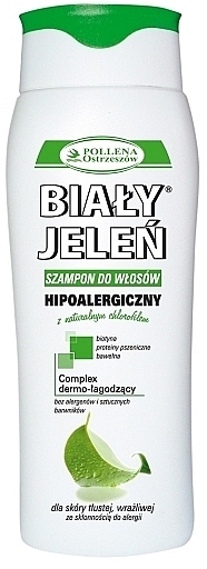 Hypoallergenes beruhigendes Shampoo mit natürlichem Chlorophyll - Bialy Jelen Hypoallergenic Shampoo — Bild N1