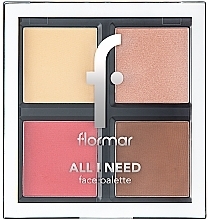 Gesichts-Make-up-Palette - Flormar All I Need Face Palette — Bild N1