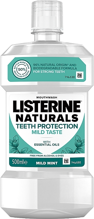 Mundspülung mit ätherischen Ölen Naturals - Listerine Naturals Teeth Protection — Bild N1