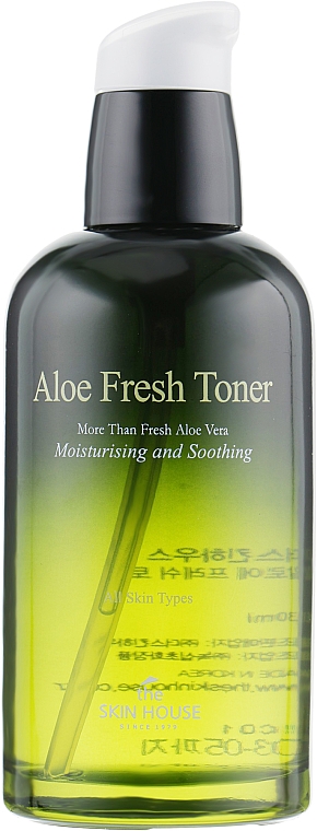 Feuchtigkeitsspendendes und beruhigendes Gesichtstonikum mit Aloe Vera-Extrakt - The Skin House Aloe Fresh Toner — Bild N2