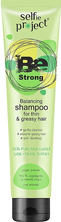 Regulierendes Haarshampoo mit Aloe Vera - Maurisse Selfie Project Be Strong Balancing Shampoo — Bild N1