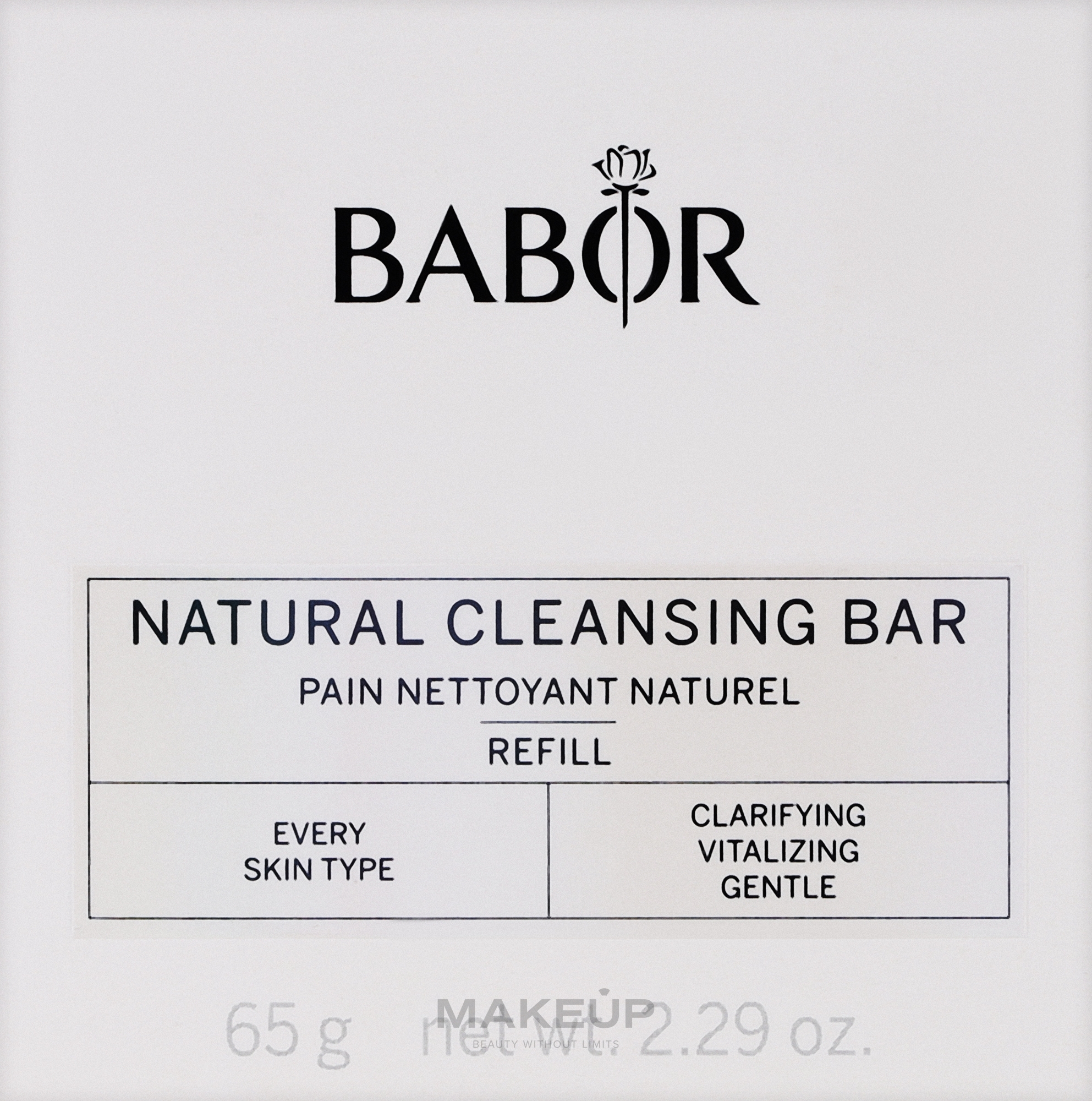 Natürlicher Gesichtsreiniger in Seifenform - Babor Natural Cleansing Bar — Bild 65 g