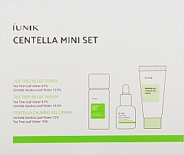 Miniatur-Set - iUNIK Centella Mini Set (Gesichtstoner 25 ml + Gesichtsserum 15ml + Gesichtscreme 15ml) — Bild N1