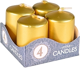 Düfte, Parfümerie und Kosmetik Kerzenset, golden - Admit Votive Candles