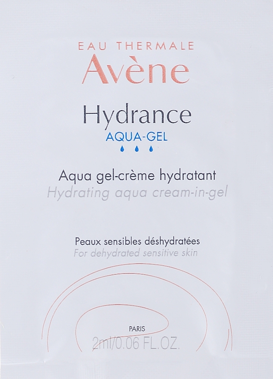 Feuchtigkeitsspendendes Gesichtscreme-Gel - Avene Hydrance Aqua Gel (Probe) — Bild N1