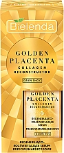 Regenerierendes Gesichtsserum gegen Falten mit Soja-Phytoplazenta und Kollagen - Bielenda Golden Placenta Collagen Reconstructor — Bild N3