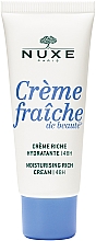 Reichhaltige Creme für trockene Gesichtshaut - Nuxe Creme Fraiche De Beaute Moisturising Rich Cream 48H — Bild N1