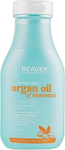 Düfte, Parfümerie und Kosmetik Reparierendes Shampoo für geschädigtes Haar mit Arganöl - Beaver Professional Damage Repair Argan Oil Of Morocco Shampoo
