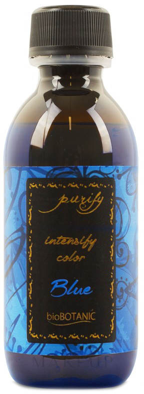 Farbstoff zum Mischen und Farbkorrektur - BioBotanic Purify Intensify Colour — Bild Blue
