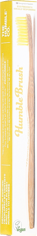 Bambuszahnbürste weich gelb - Humble Brush — Bild N1