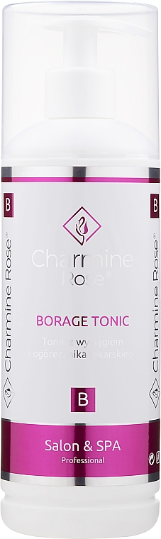 Beruhigendes Gesichtstonikum mit Borretsch-Extrakt, Aloe und Teebaumöl - Charmine Rose Salon & SPA Professional Borage Tonic — Bild N3