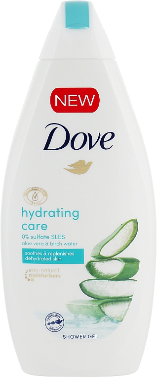 Feuchtigkeitsspendendes und pflegendes Duschgel mit Aloe und Birkenwasser - Dove Hydrating Care Gel — Bild N1