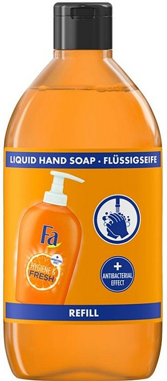 Antibakterielle Flüssigseife mit Orangenduft - Fa Hygiene & Fresh Orange Scent Liquid Soap (Nachfüller) 