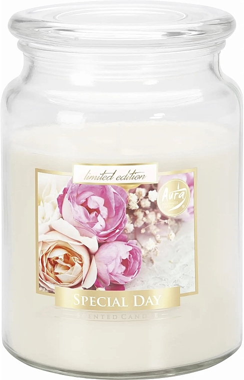 Premium-Duftkerze im Glas Besonderer Tag - Bispol Premium Line Scented Candle Special Day  — Bild N1
