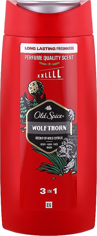 2in1 Shampoo-Duschgel - Old Spice Wolfthorn Shower Gel + Shampoo 3 in 1 — Bild N1