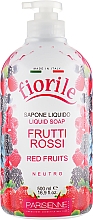 Düfte, Parfümerie und Kosmetik Flüssigseife Rote Früchte - Parisienne Italia Fiorile Red Fruits Liquid Soap