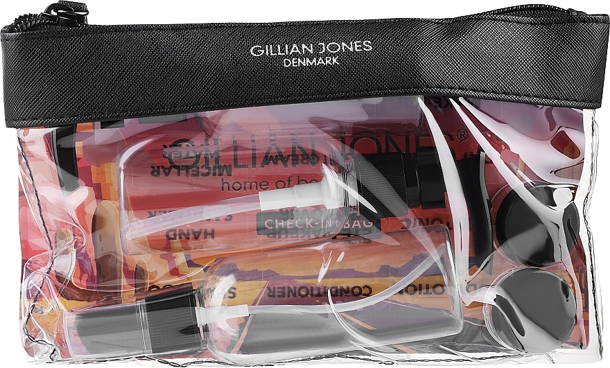 Kosmetikflaschen-Set - Gillian Jones Cimi Transparent Check In Bag — Bild N2