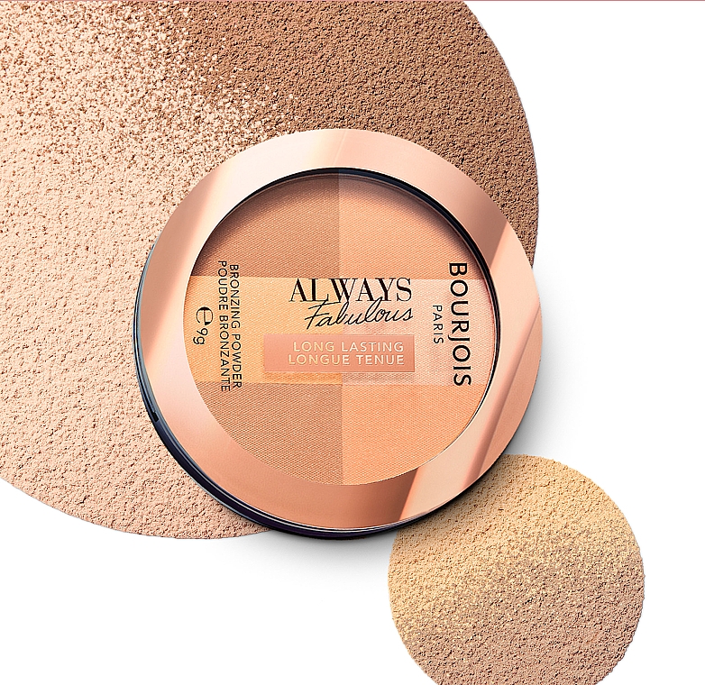 Langanhaltender Bronzierpuder für das Gesicht - Bourjois Always Fabulous Bronzer — Bild N4