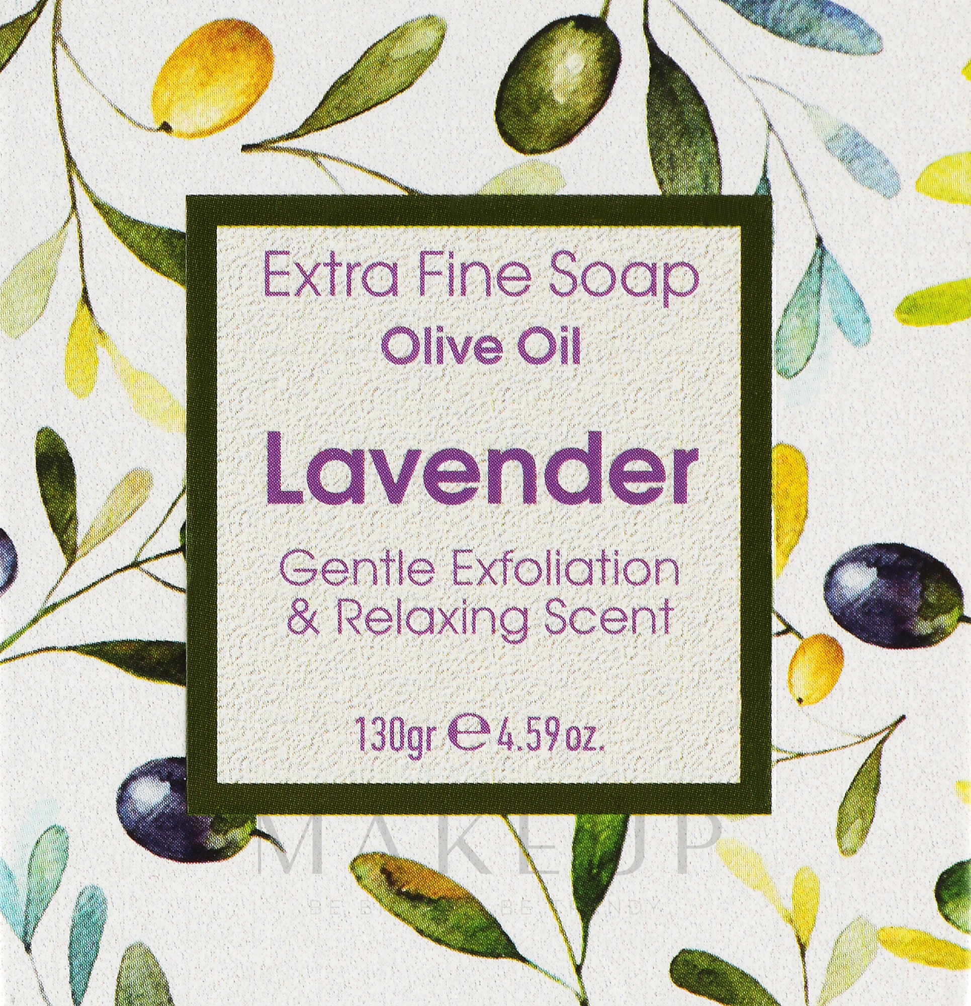 Seife mit Lavendel - Kalliston Extra Fine Soap Olive Oil With Lavender — Bild 130 g