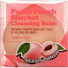 Düfte, Parfümerie und Kosmetik Gesichtsreinigungsbalsam mit Pfirsichsorbet - Tony Moly Peach Punch Sherbet Cleansing Balm