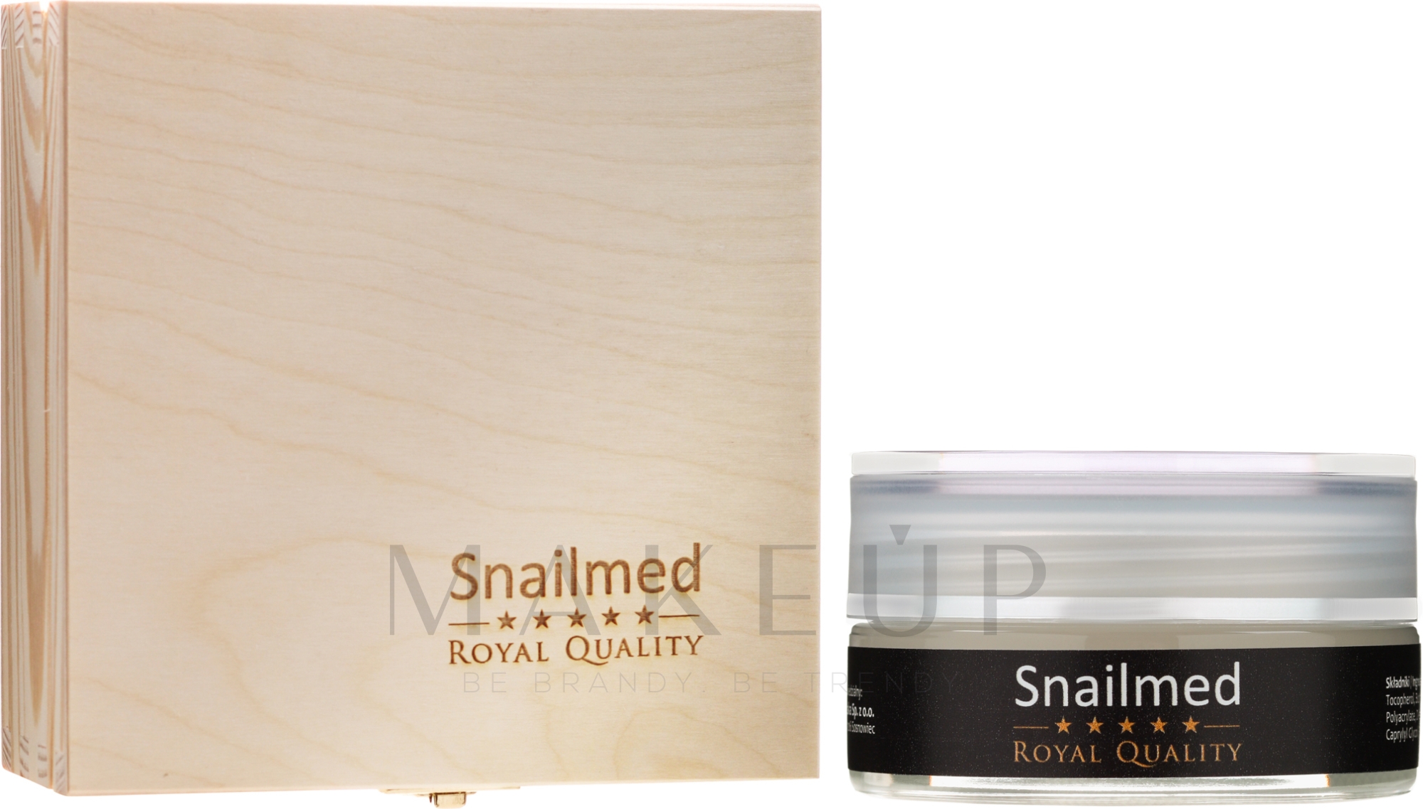 Creme mit Schneckenschleimextrakt und Tocopherol für das Gesicht - Snailmed Royal Quality — Bild 15 ml